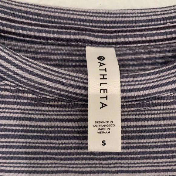 Athleta Cloudlight Striped Muscle Tank - Picture 2 of 3